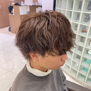 カラー メンズ ハードパーマ Rico💜のヘアスタイル