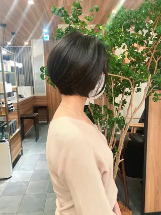 ショート カラー パーマ 🍃服部 雅哉🍃銀座◎のヘアスタイル