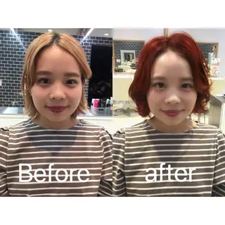 カラー 中村 美穂のヘアスタイル