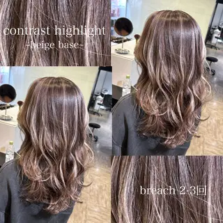 セミロング 【カラー指名No 1✨】HIBIKIのヘアスタイル