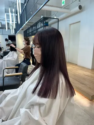 ロング カラー ヘアアレンジ ハイトーン特化 pepe🎀のヘアスタイル