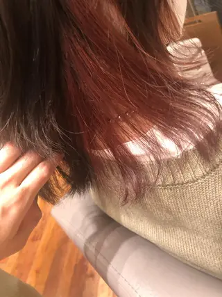 カラー 梅本 佳容子のヘアスタイル