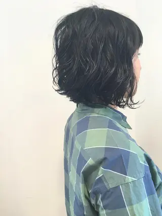 ショート パーマ ディレクター ノナカのヘアスタイル