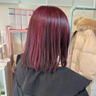 ミディアム カラー garden HAIR 優月のヘアスタイル