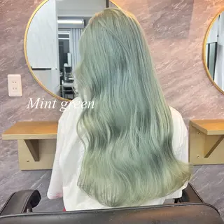 ロング カラー シールエクステ特化 ハイトーン、NANAのヘアスタイル