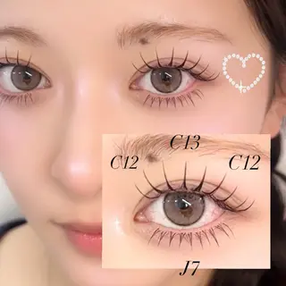 マツエク・マツパ GALN💛mami バインドロックのマツエク・マツパデザイン