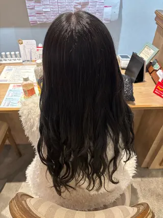 ロング カラー 河田 綺香のヘアスタイル