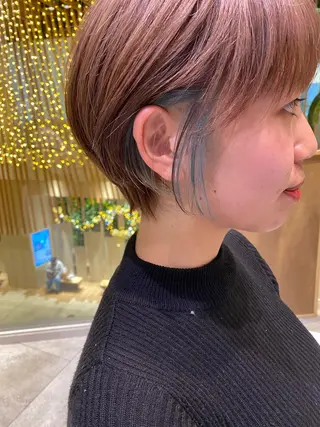 ショート 小倉 沙織のヘアスタイル