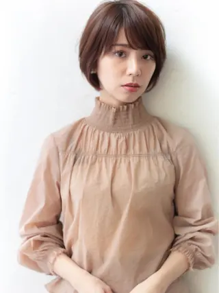 ショート カラー 池田 寿子のヘアスタイル