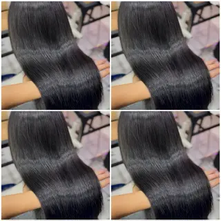 ロング カラー 髪質改善 艶髪矯正 エクステ かいり✂️のヘアスタイル