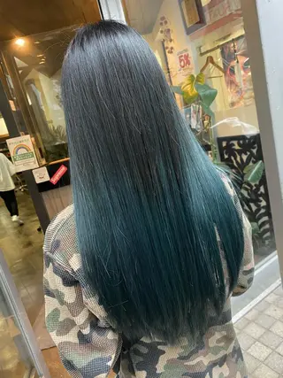 ロング カラー pep natsumiのヘアスタイル