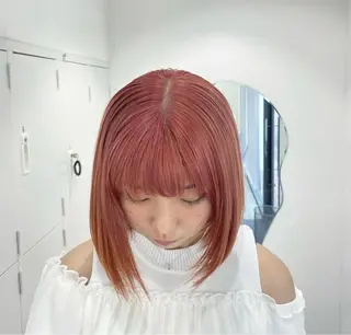 ミディアム ショートヘアとカラー の専門家/もりしーのヘアスタイル