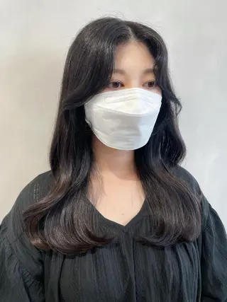 セミロング ❤︎︎韓国ヘア❤︎︎ 𝑺𝒉𝒊𝒉𝒐のヘアスタイル