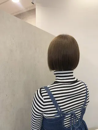 ショート カラー ボブ 西宮北口/みなみのヘアスタイル
