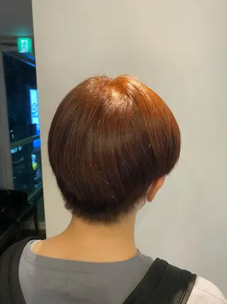ショート カラー パーマモデル募集中 渥美翔人のヘアスタイル