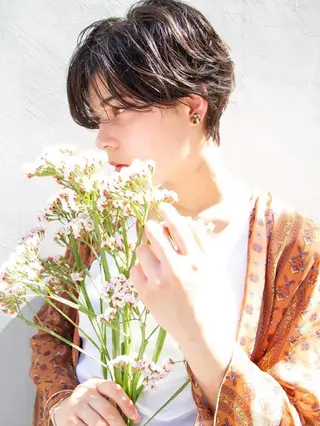 ショート 【1日2名様限定】 AFLOAT白川雄副のヘアスタイル