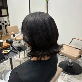 ミディアム 大木 唯月のヘアスタイル