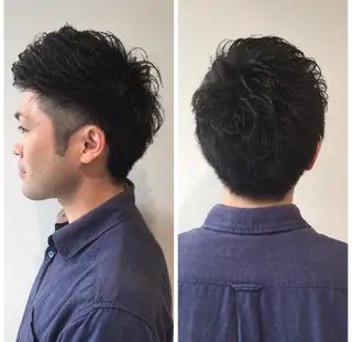 ショート メンズ 仁科 友恵のヘアスタイル