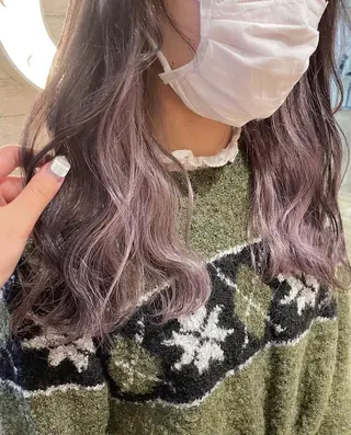 カラー 中村 彩夏のヘアスタイル