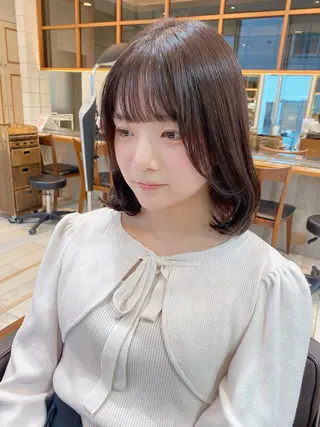 ミディアム カラー 美髪ヘア💛 TOMOMIのヘアスタイル