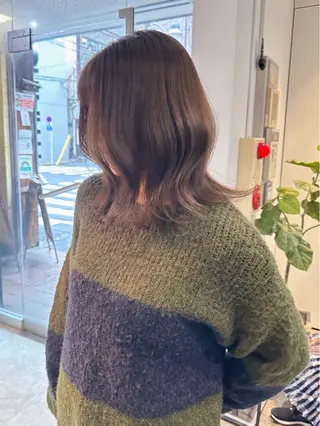 ミディアム カラー 池袋/透明感カラー 🎀Yuri🎀のヘアスタイル