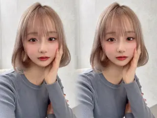 ミディアム ハルナ / 韓国ヘア♪のヘアスタイル