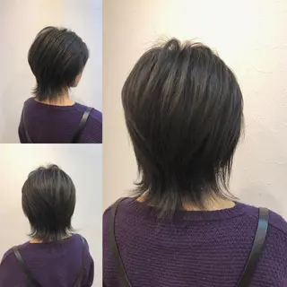 ミディアム カラー パーマ ヘアアレンジ メンズ キッズ ネイル マツエク・マツパ MEGUMI megumiのヘアスタイル