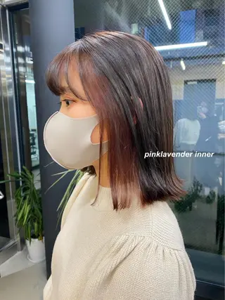 ミディアム ナガイ アヤのヘアスタイル
