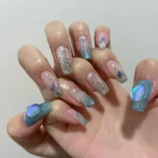 ネイル パラあり！フィルイン 美フォルムのネイルデザイン