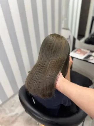 セミロング ✨Notoブリーチ 無しダブルカラー✨のヘアスタイル