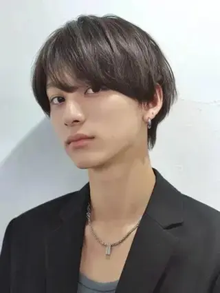 ミディアム カラー メンズ メンズ特化⚡️三村 彰吾⚡️カットパーマのヘアスタイル