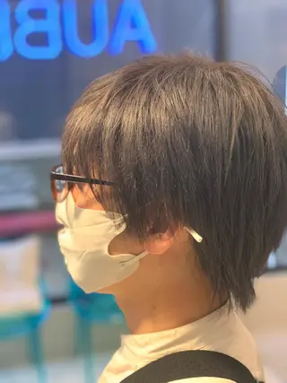 ショート カラー メンズ 北川 拓也のヘアスタイル