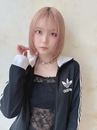 ミディアム ⭐️ハイトーン/ 骨格カット🍏ころあのヘアスタイル