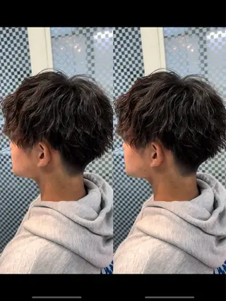ミディアム パーマ メンズ 🌫️EARTH 【タツキ】🌫️のヘアスタイル