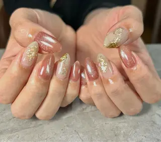 セミロング cattleya nailのネイルデザイン