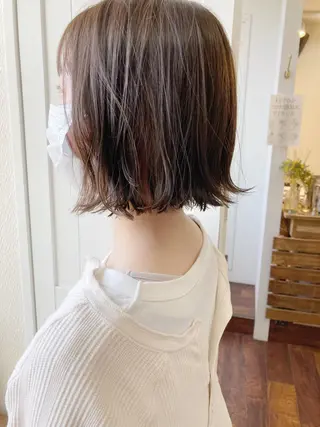 ミディアム カラー 小木曽智美 /ボブ/ショートのヘアスタイル