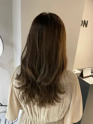 ロング カラー レイヤー×髪質改善 ×透明感/杉田 圭のヘアスタイル