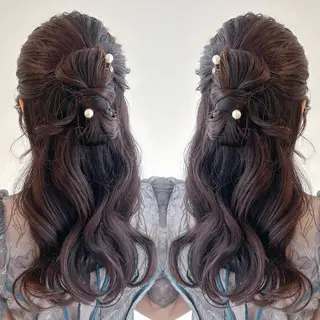 ヘアアレンジ 透明感カラー💎✨/ 梅田/KUREAのヘアスタイル