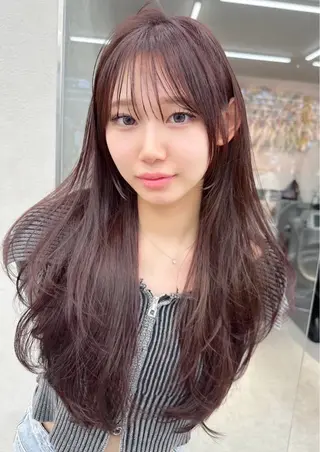 ロング カラー 佐渡優 365連勤する美容師のヘアスタイル