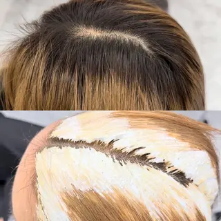 カラー 透明感ベージュ🤎 ナチュラルレイヤーのヘアスタイル