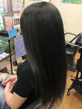 ロング 加藤 千秋のヘアスタイル