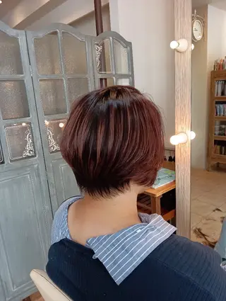 ショート ショート/似合わせ みやじまのヘアスタイル