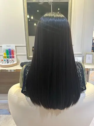 ロング サコ ミのヘアスタイル