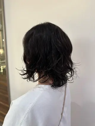 ミディアム パーマ 相澤 茉澄のマツエク・マツパデザイン