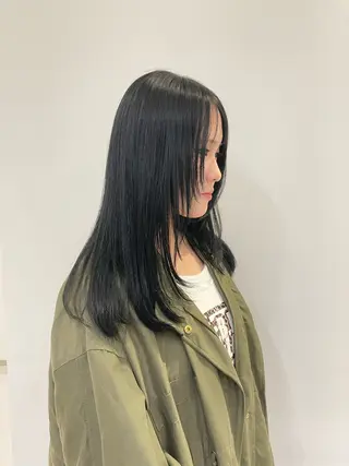 セミロング カラー GO TODAY シェアサロン 新宿Aura店所属・前髪似合わせ | yukaのヘアスタイル