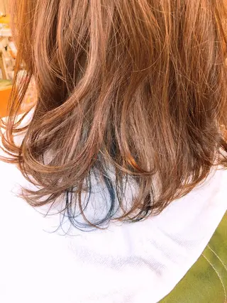 セミロング カラー ダブルカラー🎉 ハイトーン🎉スドウのヘアスタイル