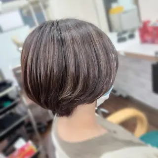 ショート カラー ハイライト/カラー ⭐中村真冬のヘアスタイル
