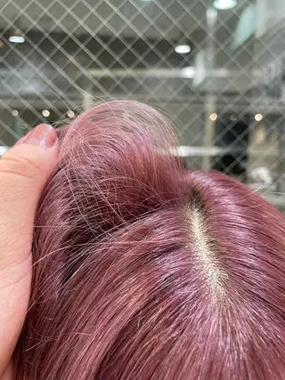 ミディアム まるやま ひなこ/艶髪カラーのヘアスタイル