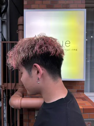 メンズ miku カラー／ヘッドスパのヘアスタイル