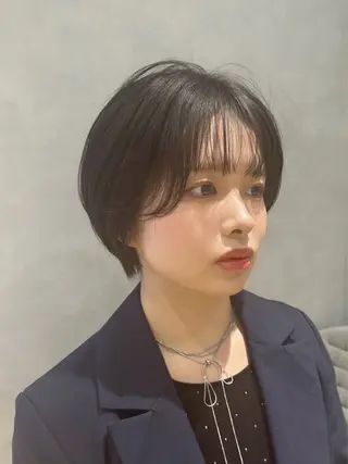 ショート 似合わせショート 森岡俊亮のヘアスタイル